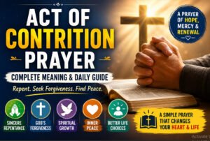Act of Contrition Prayer: Meaning, History & Daily Guide