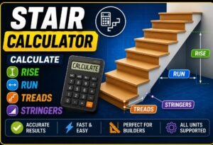 Stair Calculator: Calculate Rise, Run, Treads & Stringers