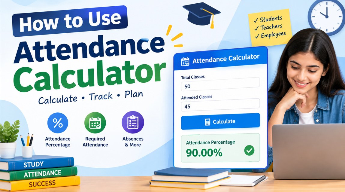 How to use Attendance Calculator