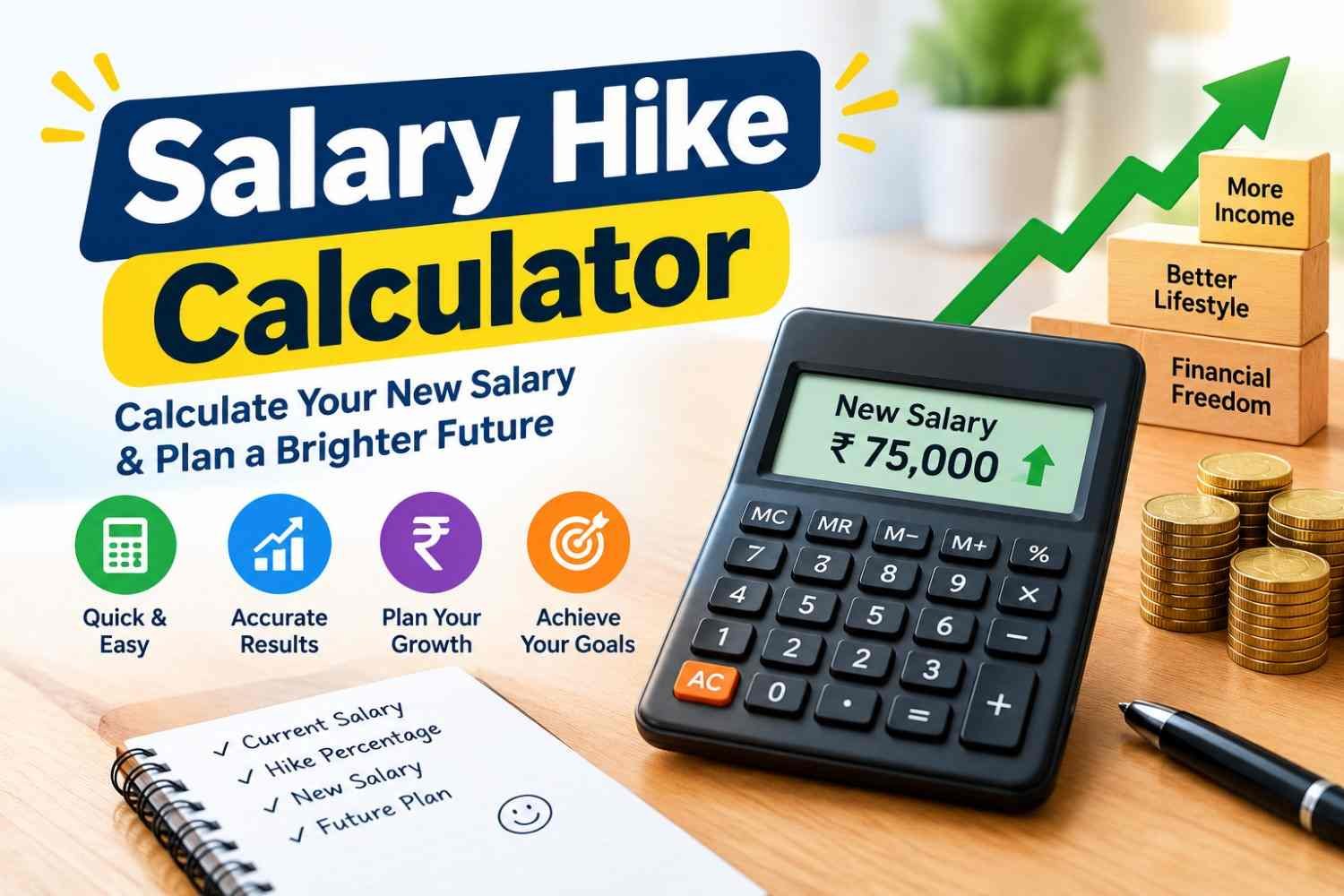 Salary Hike Calculator: Calculate Your New Pay Easily